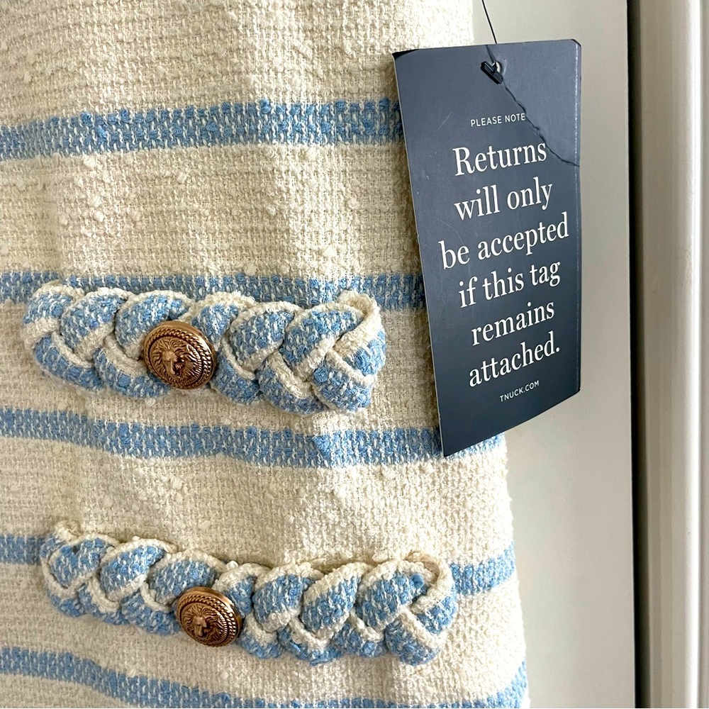 NWT Tuckernuck Coastal Blue Jackie Dress Sz XXL - Picture 10 of 15